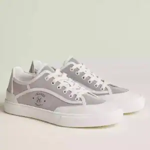 Hermes Men's Get Sneakers in H Canvas - HM023