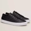 Hermes Women's Deep Sneakers in Black Leather - HM063