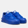VERSACE WOMEN'S ODISSEA SNEAKERS IN BLUE LEATHER - VSS015