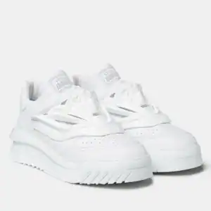 VERSACE WOMEN'S ODISSEA SNEAKERS IN WHITE LEATHER - VSS020