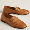 Hermes Women's Colette Loafers in Brown Leather - HM070