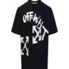 PAINT SCRIPT OVER SKATE S/S TEE IN BLACK - OWS019