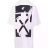 CARAVAGGIO ARROWS S/S OVER T-SHIRT IN WHITE - OWS021