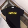 T-shirt Off-White Black - OWS036
