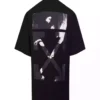 OFF-WHITE Caravaggio Arrow Short Sleeve Tee in Black & Multi - OWS003