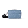 ALPHA MESSENGER BAG SKY BLUE MONGORAM CANVAS M14073 - LW280