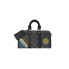 KEEPALL BANDOULIERE 25 BLACK MONOGRAM ECLIPSE P01942 - LW264