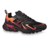 RUNNER TATIC SNEAKERS IN BLACK AND ORANGE - LVS237