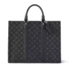 Sac Plat 24H Black Monogram Eclipse Canvas M47059 - LW207