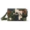 Steamer Wearable Wallet Green Damoflage Coated Canvas M83172 - LW233