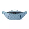 RUSH BUMBAG SKY BLUE MONOGRAM SHADOW - LW305