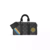 KEEPALL BANDOULIERE 25 BLACK MONOGRAM ECLIPSE - LW306