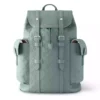 CHRISTOPHER MM BACKPACK MISTY LAKE GREEN MONOGRAM TAURILLON - LW310