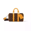 KEEPALL BANDOULIERE 25 BAG SAFRAN YELLOW MONOGRAM MACASSAR - LW301
