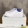 BURBERRY LEATHER STOCK SNEAKERS - BBR088