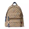 Men's Natural Medium Backpack With Embroidery - BG073