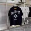 Louis Vuitton Black Short Sleeve Shirt - LVTS085