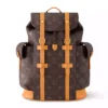 CHRISTOPHER MM BACKPACK BROWN MONOGRAM CALF LEATHER M14038 - LW338