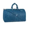 KEEPALL BANDOULIERE 50 DUFFLE BAG IN BLUE - LW360