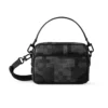 NIL MESSENGER BAG DAMOFLAGE BLACK CANVAS M14988 - LW414