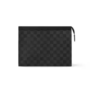 POCHETTE VOYAGE DAMIER GRAPHITE CANVAS M41696 - LW410