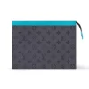 POCHETTE VOYAGE MM TURQUOISE MONOGRAM ECLIPSE REVERSE M11466 - LW393