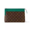 POCHETTE VOYAGE SOUPLE BORNEO GREEN M13199 - LW403