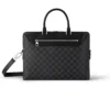 PORTE DOCUMENTS JOUR DAMIER GRAPHITE N48260 - LW324