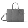PORTE DOCUMENTS VOYAGE PM GREY TAIGA LEATHER M11659 - LW323