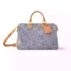 SPEEDY 40 BANDOULIERE BLUE DAMIER DENIM 3D N40701- LW377