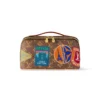 TOILETRY BAG 2 COMPARTMENTS BROWN MONOGRAM CANVAS M14744 - LW394