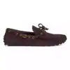 MEN'S DRIVER WITH INTERLOCKING G IN DARK BROWN - GL099
