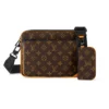 TRIO MESSENGER BAG MONOGRAM MACASSAR M46694 - LW453