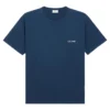 DIOR COUTURE T-SHIRT, RELAXED FIT BLUE TERRY COTTON - DOT039