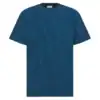 DIOR OBLIQUE T-SHIRT, RELAXED FIT DEEP BLUE COTTON JERSEY - DOT041