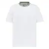 DIOR x LEWIS HAMILTON T-SHIRT, RELAXED FIT WHITE COTTON JERSEY - DOT035