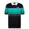 IRIDESCENT JACQUARD SHORT-SLEEVED POLO - LVTS138