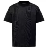 JERSEY JACQUARD T-SHIRT IN BLACK - LVTS100