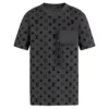 LV HOOK AND LOOP MONOGRAM SHORT-SLEEVE T-SHIRT IN GREY - LVTS106