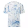 PRINTED COTTON PIQUE T-SHIRT - LVTS133
