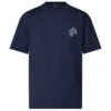 SIGNATURE SHORT-SLEEVED COTTON CREWNECK IN BLUE - LVTS113