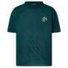 SIGNATURE SHORT-SLEEVED COTTON CREWNECK IN GREEN - LVTS116