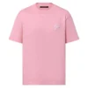 SIGNATURE SHORT-SLEEVED COTTON CREWNECK IN PINK - LVTS115