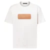 VVN PATCH SHORT-SLEEVED COTTON CREWNECK IN WHITE - LVTS093