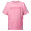 WASHED RIBBED T-SHIRT IN PINK - LVTS105
