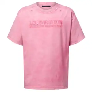 WASHED RIBBED T-SHIRT IN PINK - LVTS105