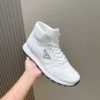 PRADA BRUSHED LEATHER SNEAKERS - PRS073