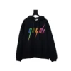 Gucci Hoodie Lightning Bolt Print Black - GCK067