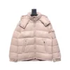 Moncler Maire Zip Hooded Nylon Warm Down Jacket Pink - MC174