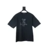 LOUIS VUITTON 25SS PATCH LETTER T-SHIRT BLACK - LVTS189